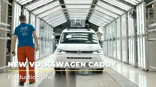 New Volkswagen Caddy Production Line | VW Plant in Poland | Volkswagen Factory Tour