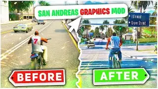 🔥How To Install Graphics Mod In GTA San Andreas - Realistic Vision Mod ( 2024 New Graphics Mod! )