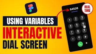 Create Interactive Dial Screen With Real Inputs Using Variables | Figma Tutorial