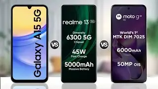 Samsung Galaxy A15 vs Realme 13 5G vs Moto G64 5G