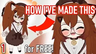 How To Make a 3D Vtuber Model From Scratch for FREE! PART 1 - SIMPLE 5 STEPS BEGINNER INTRODUCTION