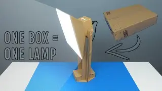 DIY Studio Light from Cardboard - How to Build Your Own!