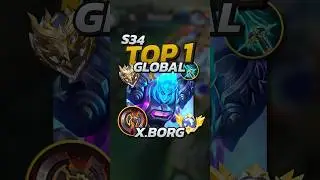 The Top 1 XBorg Builds Sky Piercer! Mobile Legends 