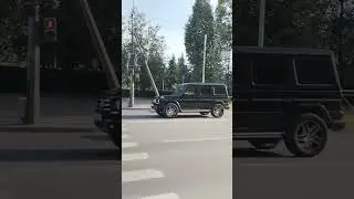 Чёрный Мерседес Гелендваген//Mercedes Gelentwagen