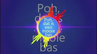 Poh, dat is een mooie bas