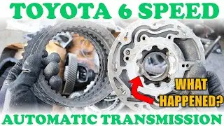 A FAILED Toyota Transmission? U660 6 Speed Automatic Teardown!
