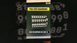 Pure CSS Countdown | CSS 