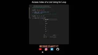 Access Index of a List Using for Loop in Python | Python Examples | Python Coding Tutorial