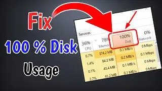 100% disk usage in windows 8/10/11 | How to fix Disk Usage's 100% in hindi | disk utilization 100