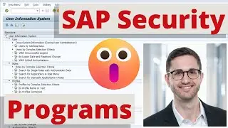 SAP Security - Top 10 most important ABAP Programs