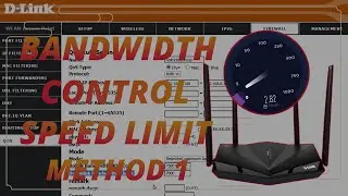 D-Link DIR-650IN Bandwidth Control Set Speed Limit for any user (Method 1)