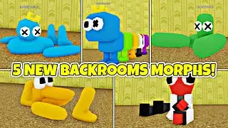 UPDATE 🌈 How to get ALL 5 NEW RAINBOW FRIENDS BACKROOMS MORPHS! [UPDATE 120] - Roblox