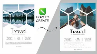 How To Make Travel Flyer In CorelDraw | Awesome Flyer Design In CorelDraw 2021 | Awais Graphics