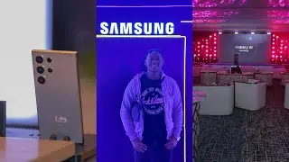 Samsung S24 series launch event VLOG