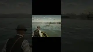 RDR2 explosions in the water can knock down NPCs on the boat