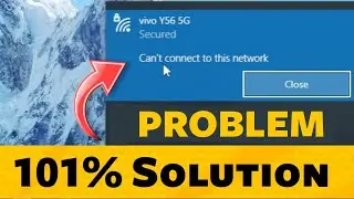 Fix Can't Connect to this Network | Wifi & Internet Error Windows 10,11