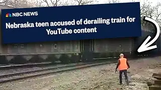 YouTuber Derails Train for a Video