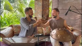 Handpan and Santoor Jam with Dmitry Soul and Norbert Pável. Live Improvisation. Instrumental Music.