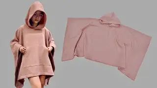 DIY Poncho | Easy Sewing Tutorial for Beginners