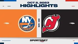 NHL Pre-Season Highlights | Islanders vs. Devils - October 2, 2023