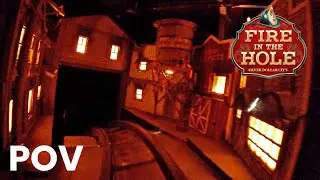 NEW Fire in the Hole POV Silver Dollar City Roller Coaster