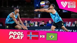 Mol, A./Sørum, C. vs. Arthur/Adrielson - Pool Play Highlights | Hamburg 2024 #BeachProTour