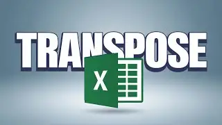 How to Convert Rows into Columns | Using the Transpose Formula in Excel