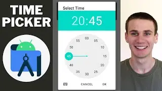 Pop Up Time Picker Android Studio Tutorial | Analog or Spinner Style