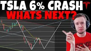 TESLA Stock - TSLA 6% Crash.. Whats Next?