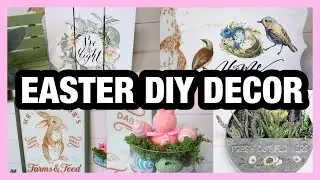 SPRING AND EASTER DIY DECOR IDEAS | DIY CRAFTS FOR SPRING!