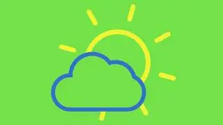 Cloud | Sun | Green Screen Effect | Green Screen Animation | Chroma Key