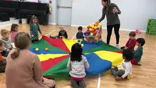 Parachute game “popcorn”