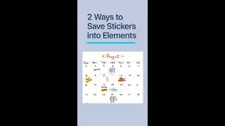 GoodNotes 101 Series: 2 Ways to Save Stickers into Elements