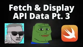 Fetching & Displaying API Data (Pt.3) (MVVM, Programatic UIKit, Swift)