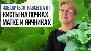 ИЗБАВИТЬСЯ  НАВСЕГДА ОТ КИСТЫ НА ПОЧКАХ, МАТКЕ И ЯИЧНИКАХ