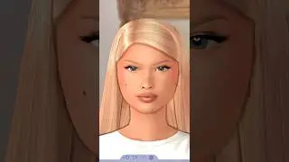 forcing my sims into their BLONDE era 😭| the sims 4 #sims #thesims4 #sims4 #shorts