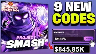 ⚡NEW⚡PROJECT SMASH WORKING CODES 2024 || NOVEMBER UPDATE || ROBLOX PROJECT SMASH CODES 2024