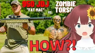 💥🤯THIS IS INSANE! 🤯💥VTuber Reacts to 950 JDJ FAT MAC vs Zombie Torsos (Most Powerful Rifle)