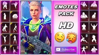 PUBG UNICORN SET 😍❤️- PUBG HD LOBBY EDIT 😮‍💨- PUBG UNEDIT EMOTES CLIPS - PUBG MYTHIC EMOTES PACK