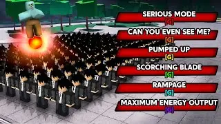 EVERY ULTIMATE MODE vs 100 Players in The Strongest Battlegrounds Roblox