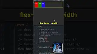 Is flex-basis and width the same thing in CSS? #css #shorts
