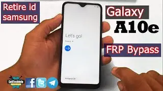 Bypass FRP samsung  galaxy A10e A10s A10 || Retire id sou samsung galaxy A10e android 9