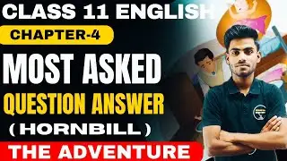 the adventure class 11 important questions | class 11 english chapter-4 hornbill imp question answer