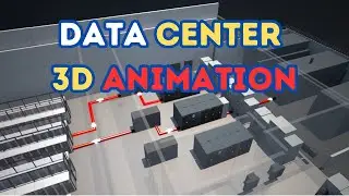 Data Center Animation | Cooling 3D Visualization | OnRamp | Data Center Visualization