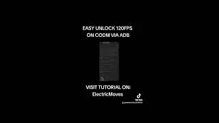 How To Unlock Max FPS And Max Graphics On Call Of Duty Mobile For All Devices Using ADB No Ban Safe!