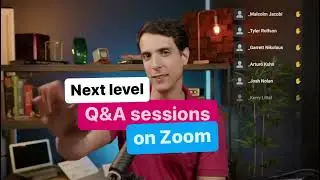 Fluid Q&A virtual audience workflow in your Zoom sessions!