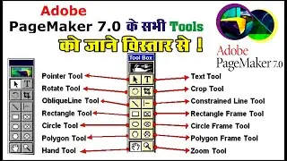 Adobe PageMaker में Tool Box के सभी Tolls  का Use कैसे करे || How to Use Toolbox in PageMaker ||