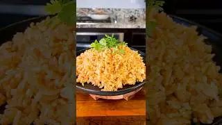 How to make Spanish Mexican Red Rice Arroz Rojo Receta #shorts