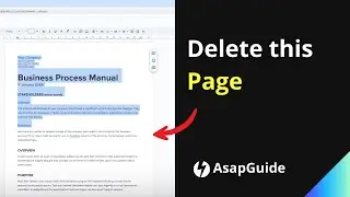 How to Delete a Page from Google Docs Document