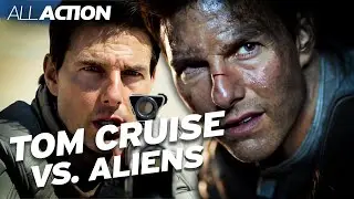 Tom Cruise vs. Aliens (Oblivion Best Moments) | All Action